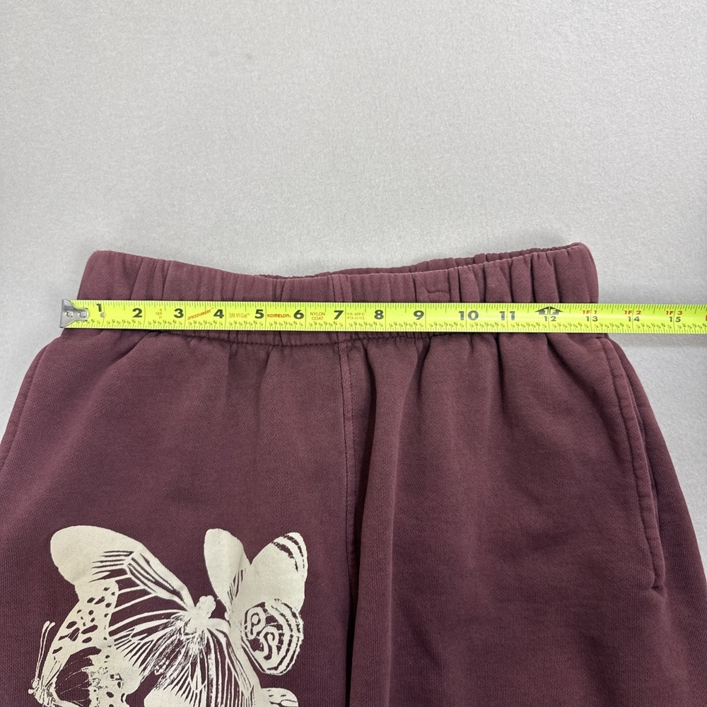Pacsun Pacific Sunwear Patterns Sweat Shorts Burgundy‎ Men's Size M - Picture 6 of 8